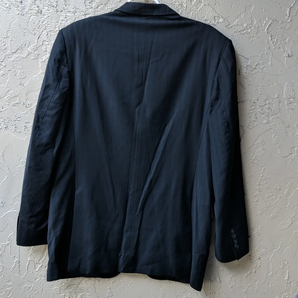 Jack Victor Saks Fifth Avenue Men's Pinstripe Suit Coat Size 42R